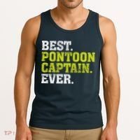 Best Pontoon Captain Ever | Pontoon Boat Tank Top thumb 3