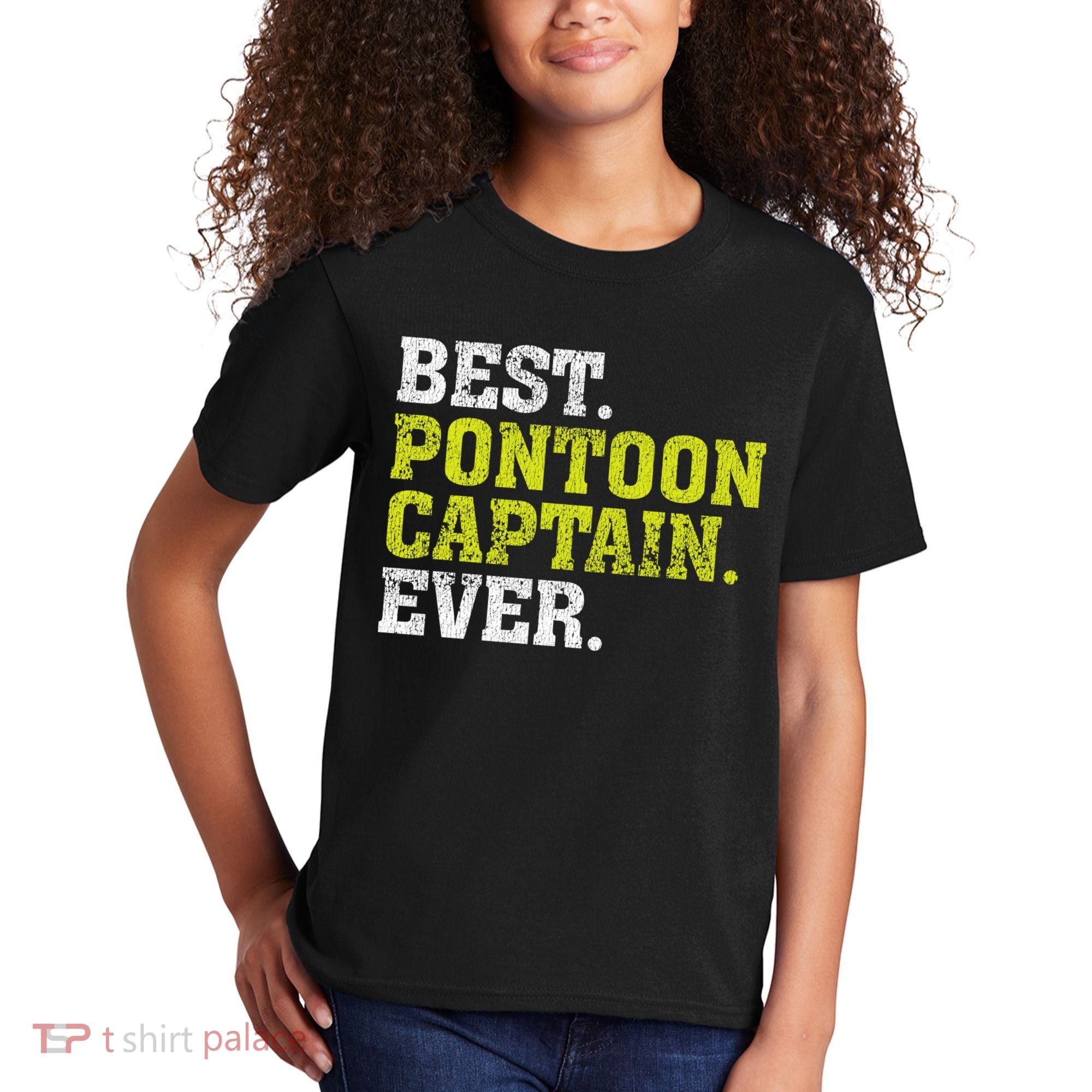 Best Pontoon Captain Ever | Pontoon Boat Kids T-Shirt