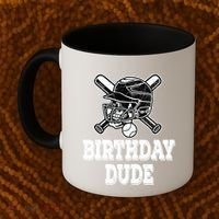 Baseball Pitcher Catcher Helmet Birthday Funny Gift Cool Gift Coffee Mug thumb 2