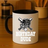 Baseball Pitcher Catcher Helmet Birthday Funny Gift Cool Gift Coffee Mug thumb 4