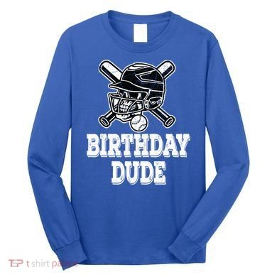 Baseball Pitcher Catcher Helmet Birthday Funny Gift Cool Gift Long Sleeve Shirt