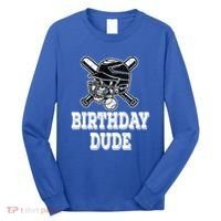 Baseball Pitcher Catcher Helmet Birthday Funny Gift Cool Gift Long Sleeve Shirt thumb 0