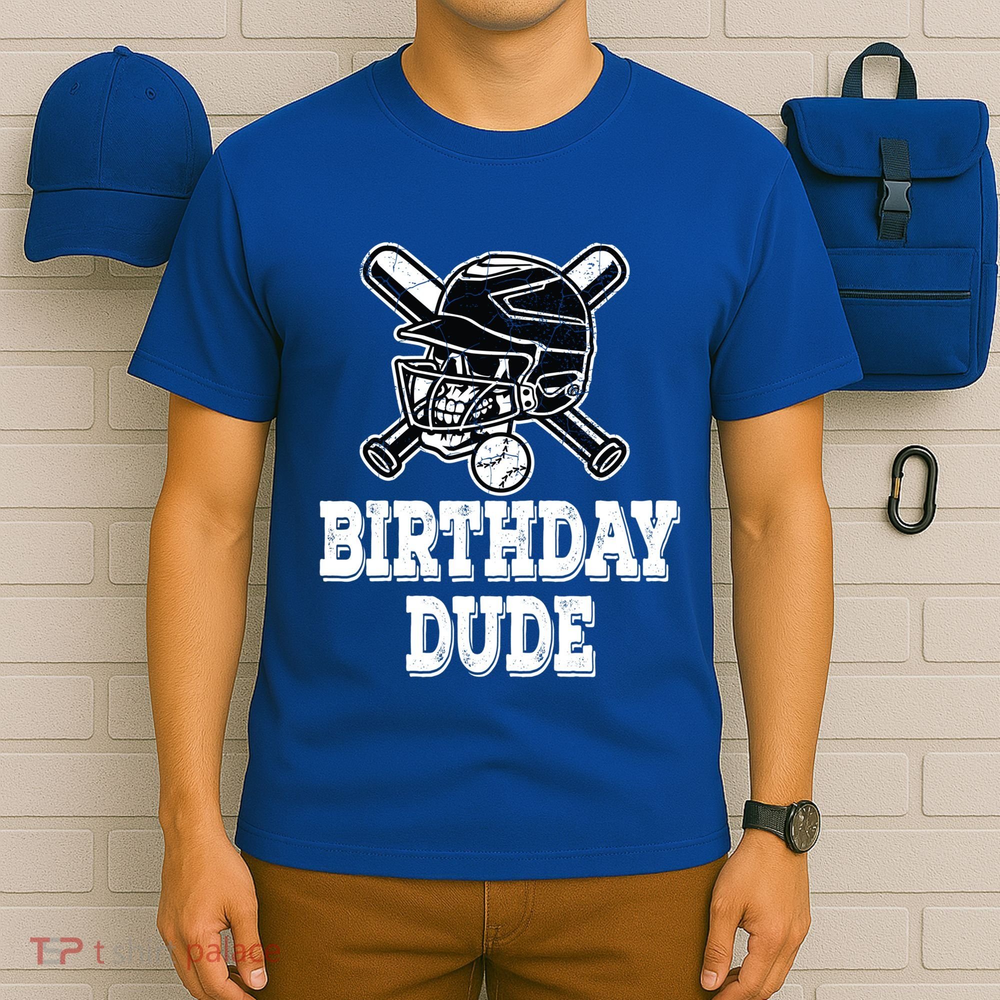 Baseball Pitcher Catcher Helmet Birthday Funny Gift Cool Gift T-Shirt