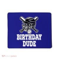 Baseball Pitcher Catcher Helmet Birthday Funny Gift Cool Gift Mousepad thumb 0