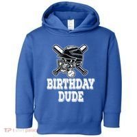 Baseball Pitcher Catcher Helmet Birthday Funny Gift Cool Gift Toddler Hoodie thumb 0