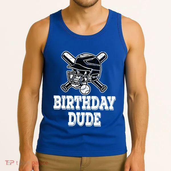 Baseball Pitcher Catcher Helmet Birthday Funny Gift Cool Gift Tank Top