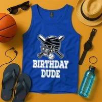 Baseball Pitcher Catcher Helmet Birthday Funny Gift Cool Gift Tank Top thumb 4