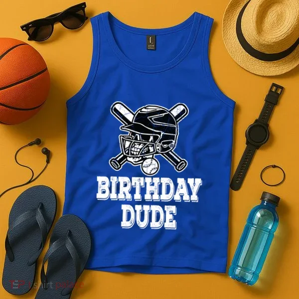 Baseball Pitcher Catcher Helmet Birthday Funny Gift Cool Gift Tank Top