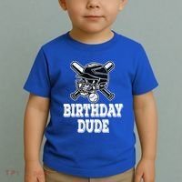 Baseball Pitcher Catcher Helmet Birthday Funny Gift Cool Gift Toddler T-Shirt thumb 2