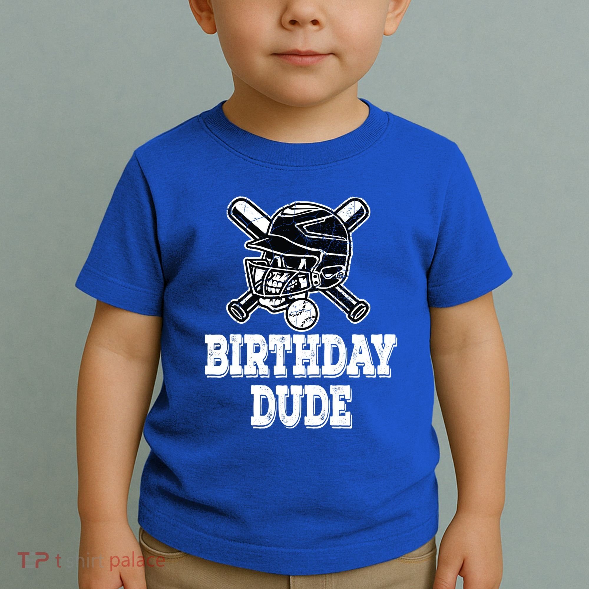 Baseball Pitcher Catcher Helmet Birthday Funny Gift Cool Gift Toddler T-Shirt