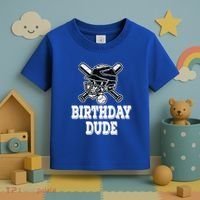 Baseball Pitcher Catcher Helmet Birthday Funny Gift Cool Gift Toddler T-Shirt thumb 3