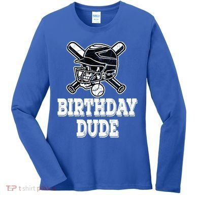 Baseball Pitcher Catcher Helmet Birthday Funny Gift Cool Gift Women's Long Sleeve Shirt