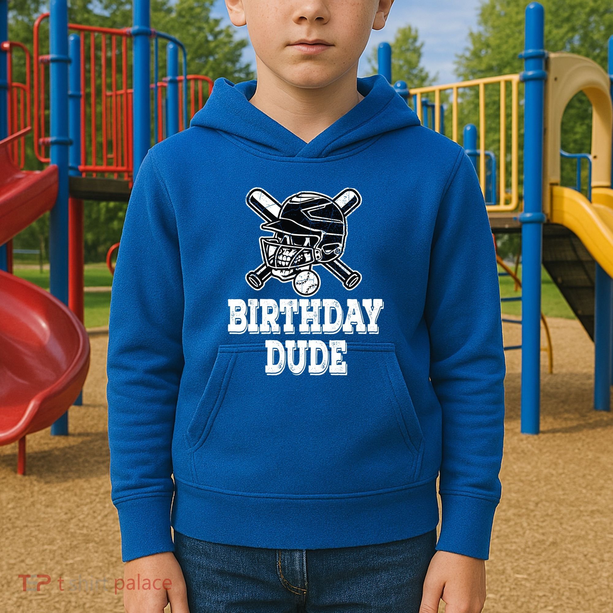 Baseball Pitcher Catcher Helmet Birthday Funny Gift Cool Gift Kids Hoodie