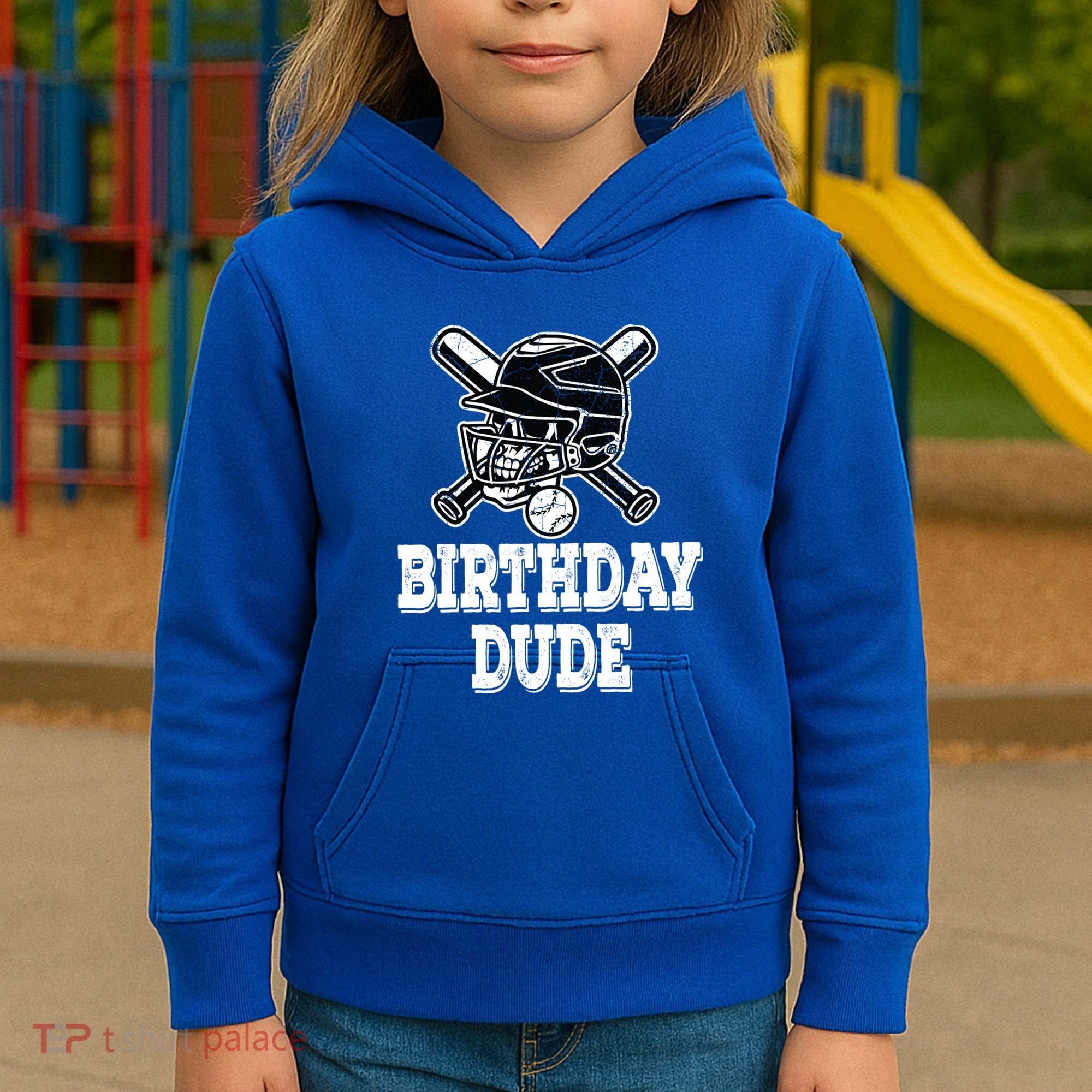 Baseball Pitcher Catcher Helmet Birthday Funny Gift Cool Gift Kids Hoodie