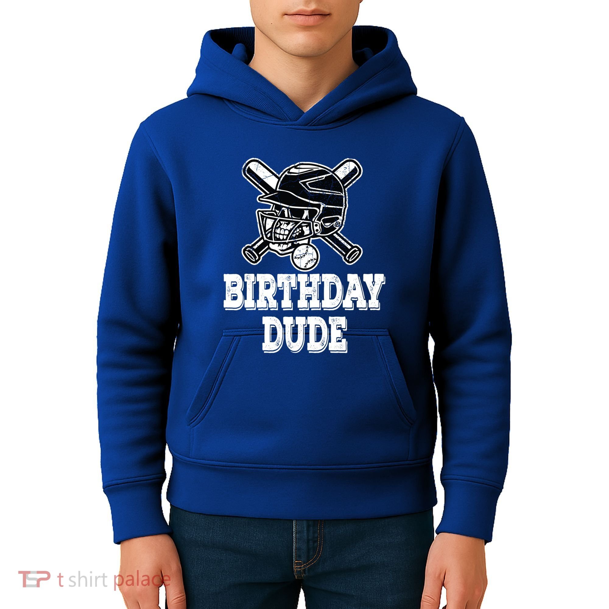 Baseball Pitcher Catcher Helmet Birthday Funny Gift Cool Gift Kids Hoodie