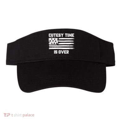 Bold Patriotic Cutesy Time Is Over Design Visor