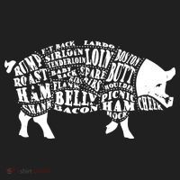 Bbq Pig Cuts Barbecue And Grilling Women's Sweatshirt thumb 2