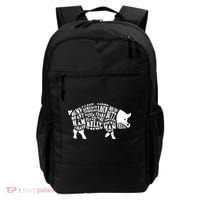 Bbq Pig Cuts Barbecue And Grilling Backpack thumb 0