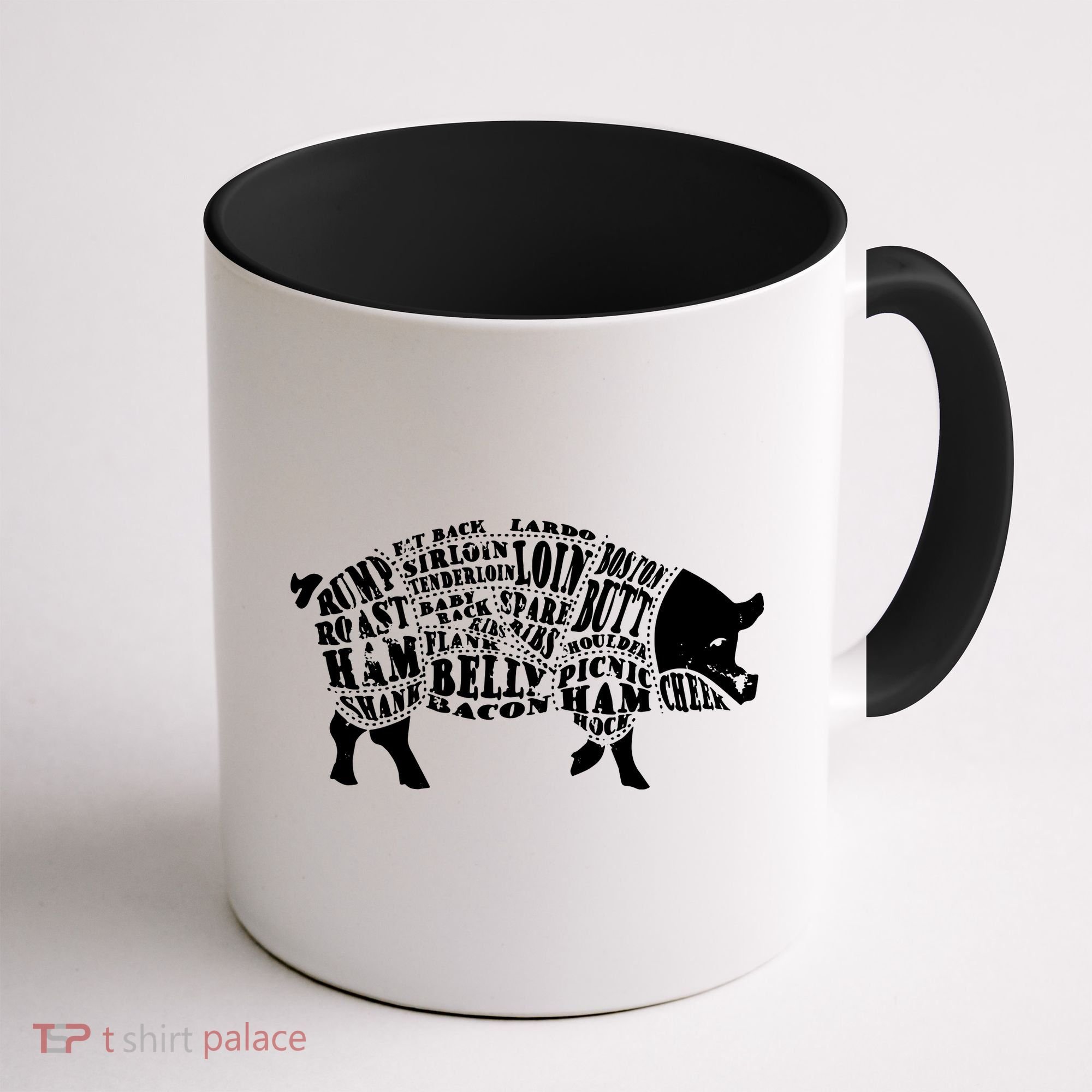 Bbq Pig Cuts Barbecue And Grilling Coffee Mug