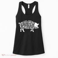 Bbq Pig Cuts Barbecue And Grilling Women's Tank Top thumb 0