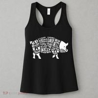 Bbq Pig Cuts Barbecue And Grilling Women's Tank Top thumb 3