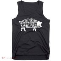 Bbq Pig Cuts Barbecue And Grilling Tank Top thumb 0