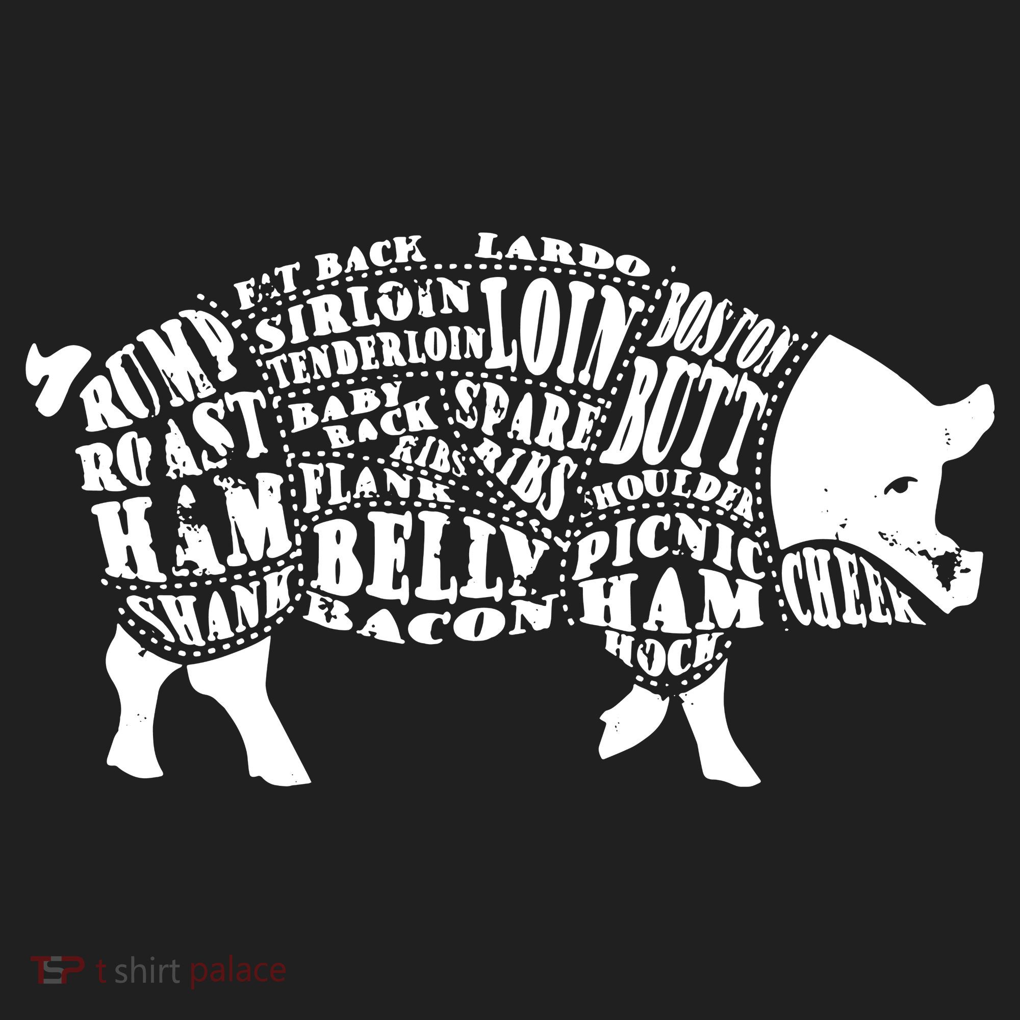 Bbq Pig Cuts Barbecue And Grilling Golf Towel