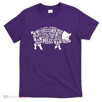 Bbq Pig Cuts Barbecue And Grilling T-Shirt