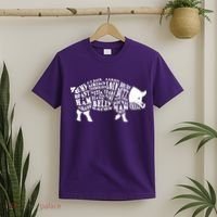 Bbq Pig Cuts Barbecue And Grilling T-Shirt thumb 2