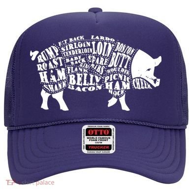 Bbq Pig Cuts Barbecue And Grilling Hat