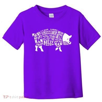 Bbq Pig Cuts Barbecue And Grilling Toddler T-Shirt