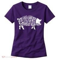 Bbq Pig Cuts Barbecue And Grilling Women's T-Shirt thumb 0