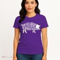 Bbq Pig Cuts Barbecue And Grilling Women's T-Shirt thumb 4