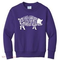 Bbq Pig Cuts Barbecue And Grilling Kids Sweatshirt thumb 0