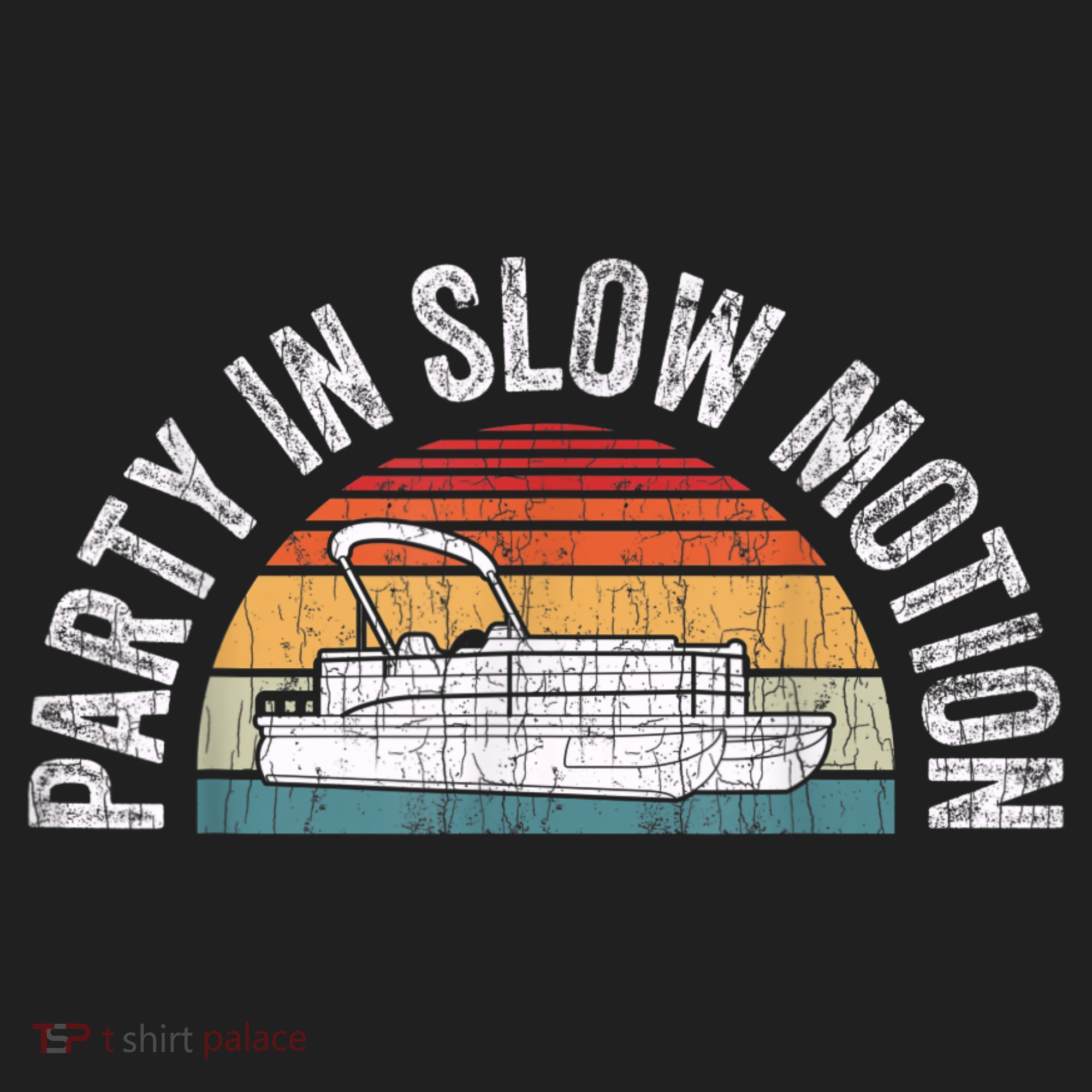 Best Pontoon Captain Boat Party In Slow Motion Women's Sweatshirt