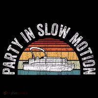 Best Pontoon Captain Boat Party In Slow Motion Hoodie thumb 7