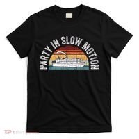 Best Pontoon Captain Boat Party In Slow Motion T-Shirt thumb 0