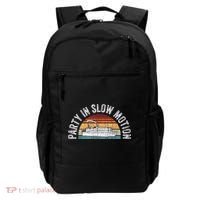 Best Pontoon Captain Boat Party In Slow Motion Backpack thumb 0