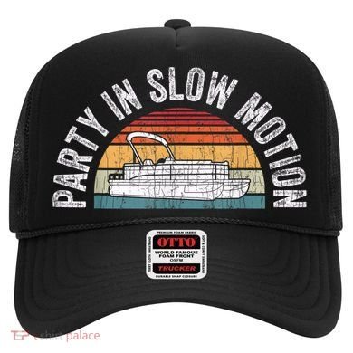 Best Pontoon Captain Boat Party In Slow Motion Hat