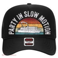 Best Pontoon Captain Boat Party In Slow Motion Hat thumb 0