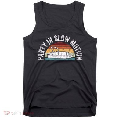 Best Pontoon Captain Boat Party In Slow Motion Tank Top