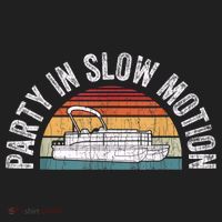 Best Pontoon Captain Boat Party In Slow Motion Golf Towel thumb 3