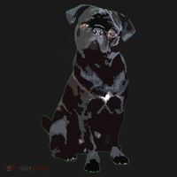 Black Pug Dog For Dog Mom Dad Funny Cute Black Pug Apron thumb 3