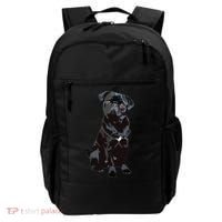 Black Pug Dog For Dog Mom Dad Funny Cute Black Pug Backpack thumb 0