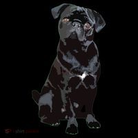Black Pug Dog For Dog Mom Dad Funny Cute Black Pug Coffee Mug thumb 5