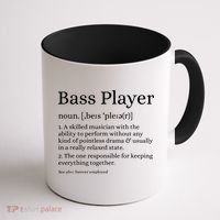 Bass Player Definition Bassist Gift For Musicians Coffee Mug thumb 1