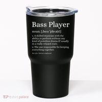 Bass Player Definition Bassist Gift For Musicians Tumbler thumb 0