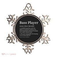 Bass Player Definition Bassist Gift For Musicians Ornament thumb 0