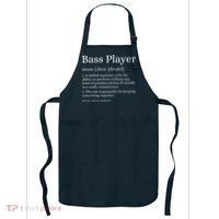 Bass Player Definition Bassist Gift For Musicians Apron thumb 0