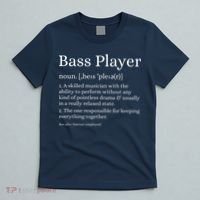 Bass Player Definition Bassist Gift For Musicians T-Shirt thumb 5